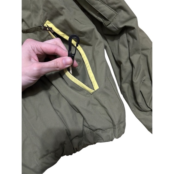 Burton olive green and lemon yellow ski/snowboard winter coat - Picture 2 of 10